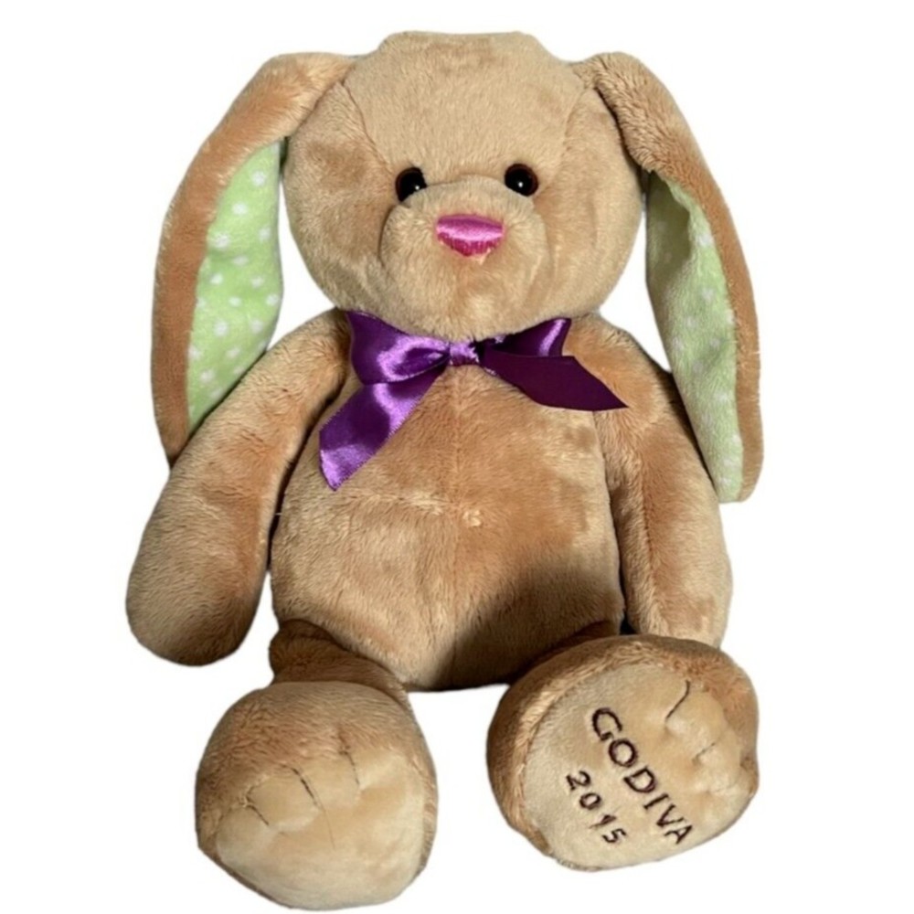 GUND Easter Bunny Rabbit Plush GODIVA 2015 Stuffed Toy 13"